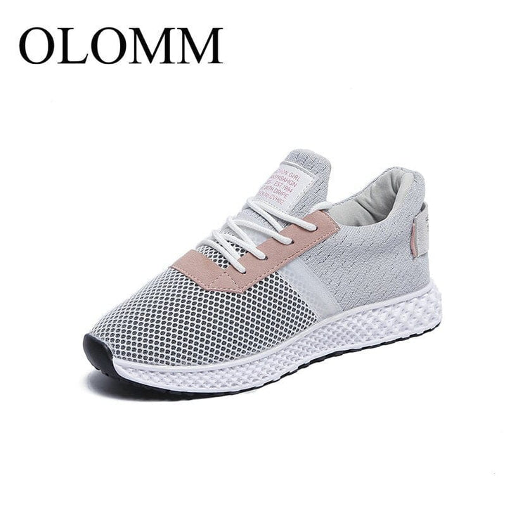 Women's Gym  Casual Shoes Fashion Breathable Walking Mesh Flat Shoes BENNYS 