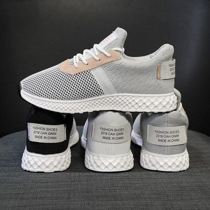 Women's Gym  Casual Shoes Fashion Breathable Walking Mesh Flat Shoes BENNYS 