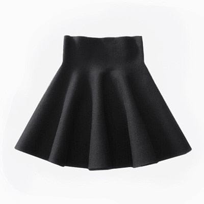 Women's High Waist Casual Pleated Elastic Flared Skirts BENNYS 