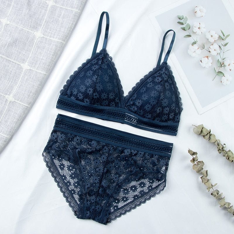 Navy deals bra set