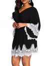 Women's Lace Flare Sleeve Sleeveless Dresses BENNYS 