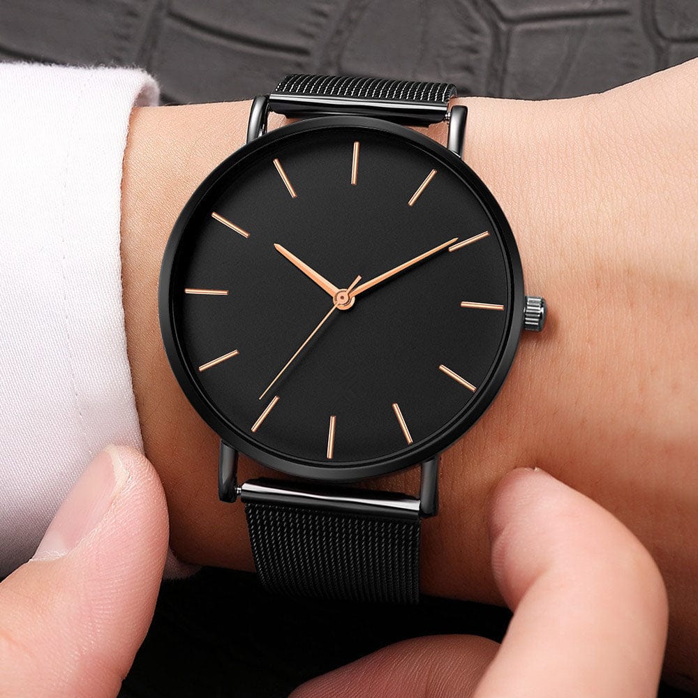 Women's Mesh Belt ultra-thin Fashion Watch BENNYS 