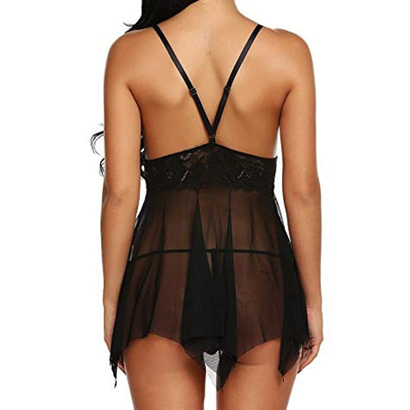 LWFYT Erotic Underwear Women Sexy Lace Lingerie Underwear Sleep Dress Mini  Night Dres : : Everything Else