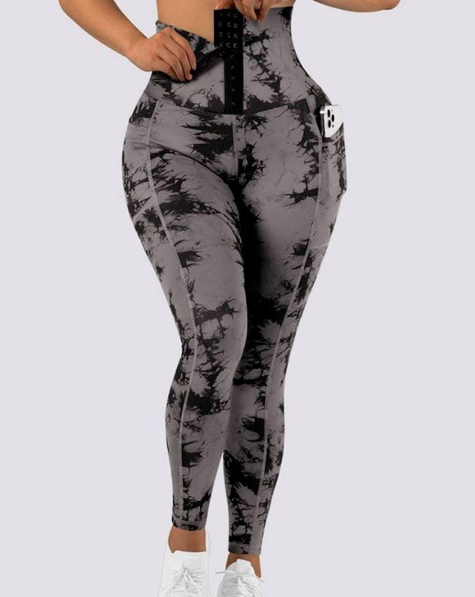 Women's Pants Fashion Printed Tummy Control Butt Lifting Yoga Pants BENNYS 