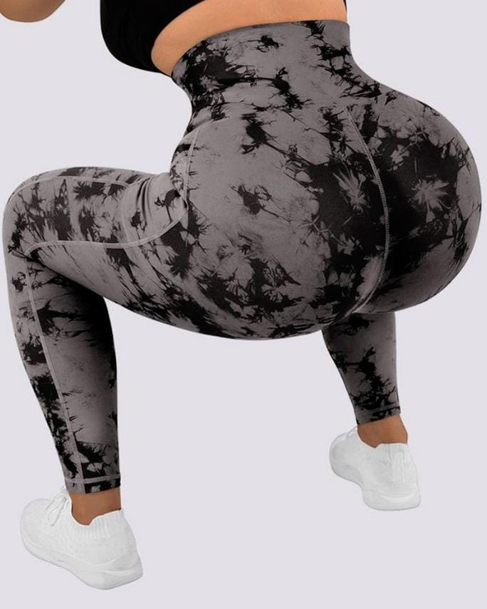 Women's Pants Fashion Printed Tummy Control Butt Lifting Yoga Pants BENNYS 