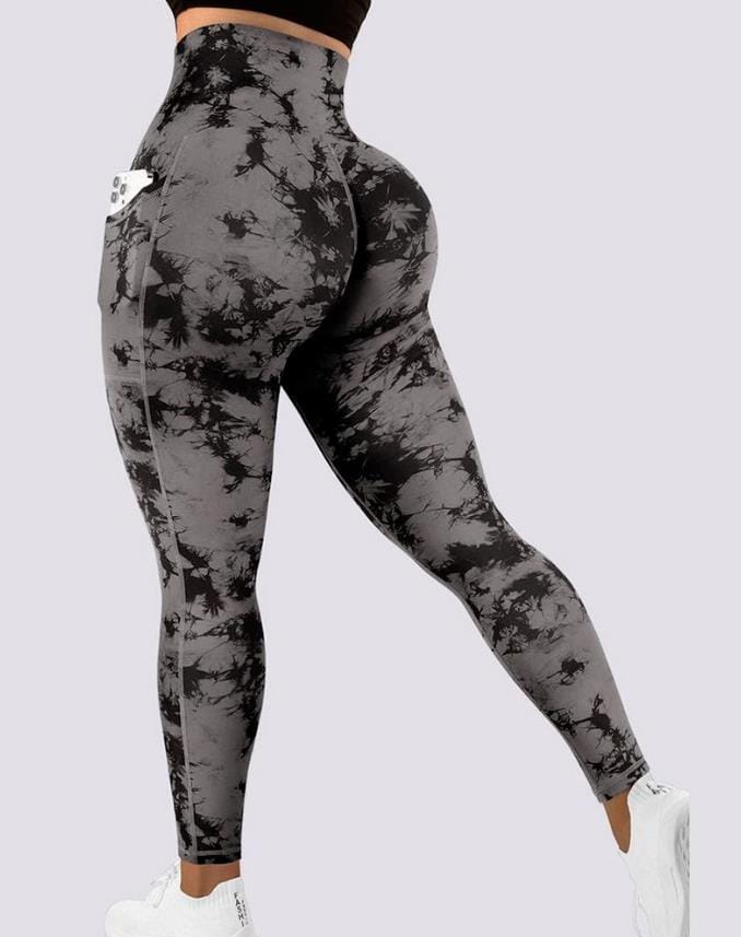 Women's Pants Fashion Printed Tummy Control Butt Lifting Yoga Pants BENNYS 