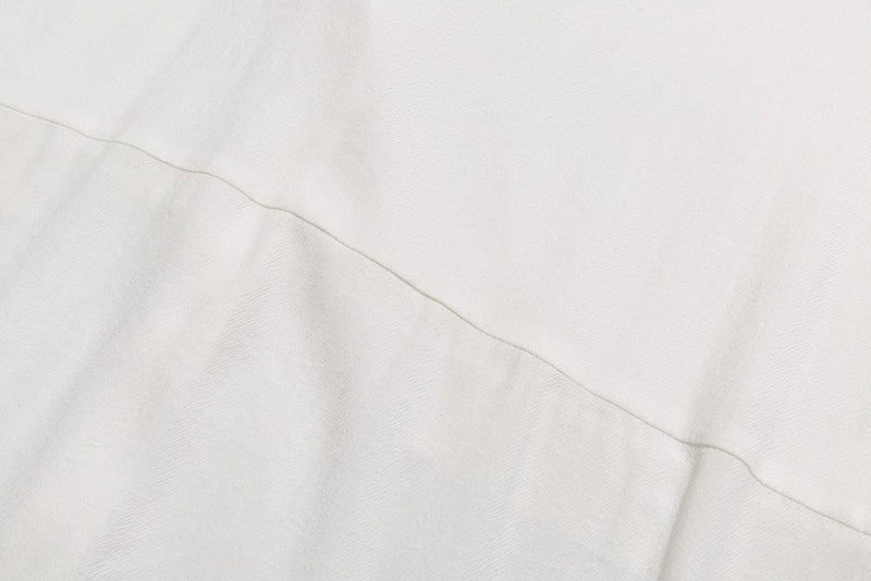 Women's Pit Strip Design Pleated White Shirt BENNYS 