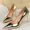 Women's Pumps Patent Leather High Heels Shoes BENNYS 