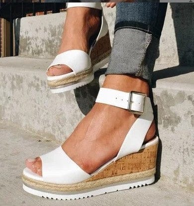 Women's Sandals With Buckle Wedge Heel BENNYS 