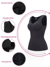 Women's Shaper Seamless Body Shaper Tank Top Compression Shapewear BENNYS 