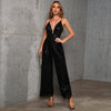 Women's Solid Black Sleeveless Jumpsuit BENNYS 