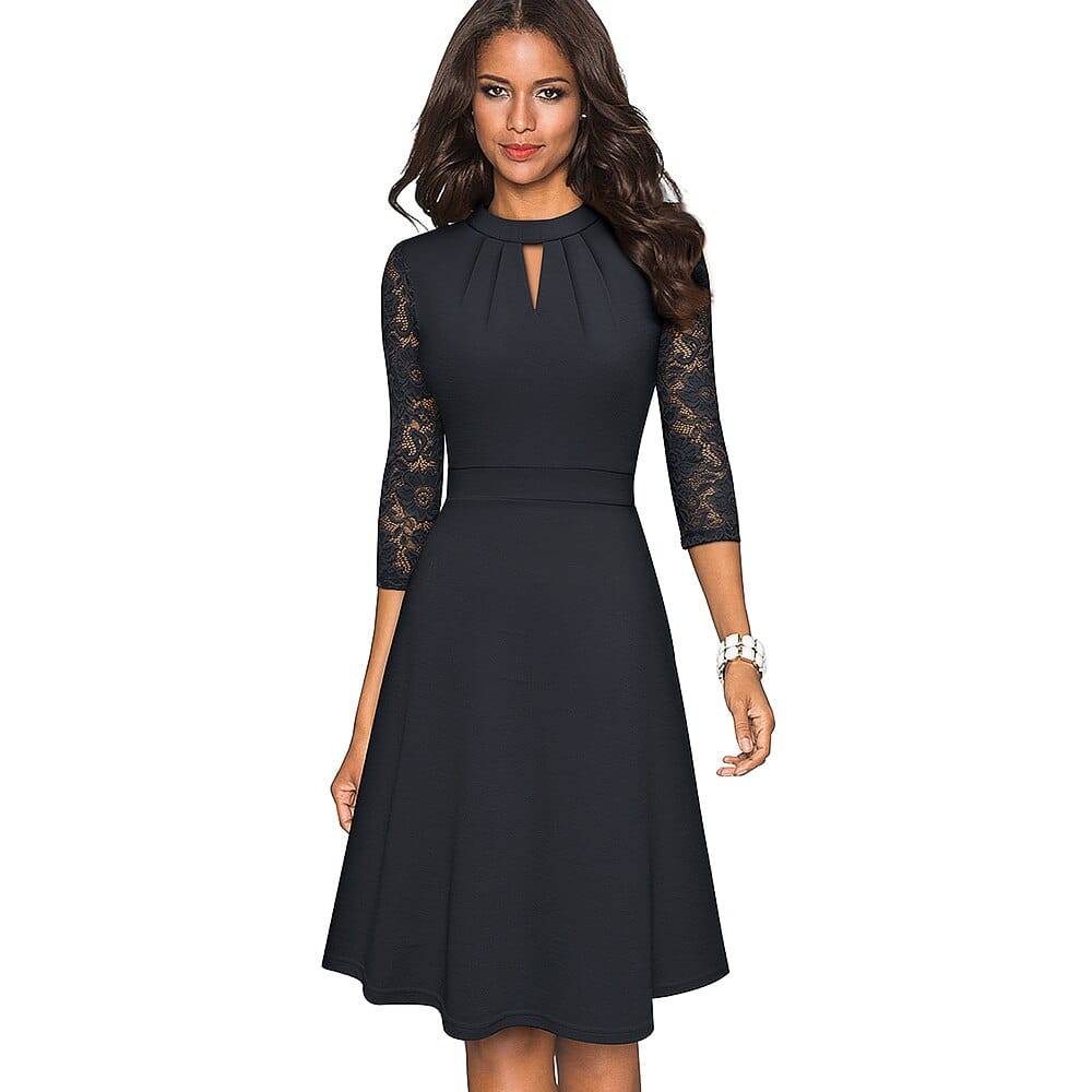 Lace patch hot sale work dresses