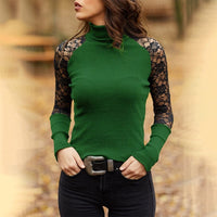 Women's Spring and Autumn Women Knitted Turtleneck Sweater BENNYS 