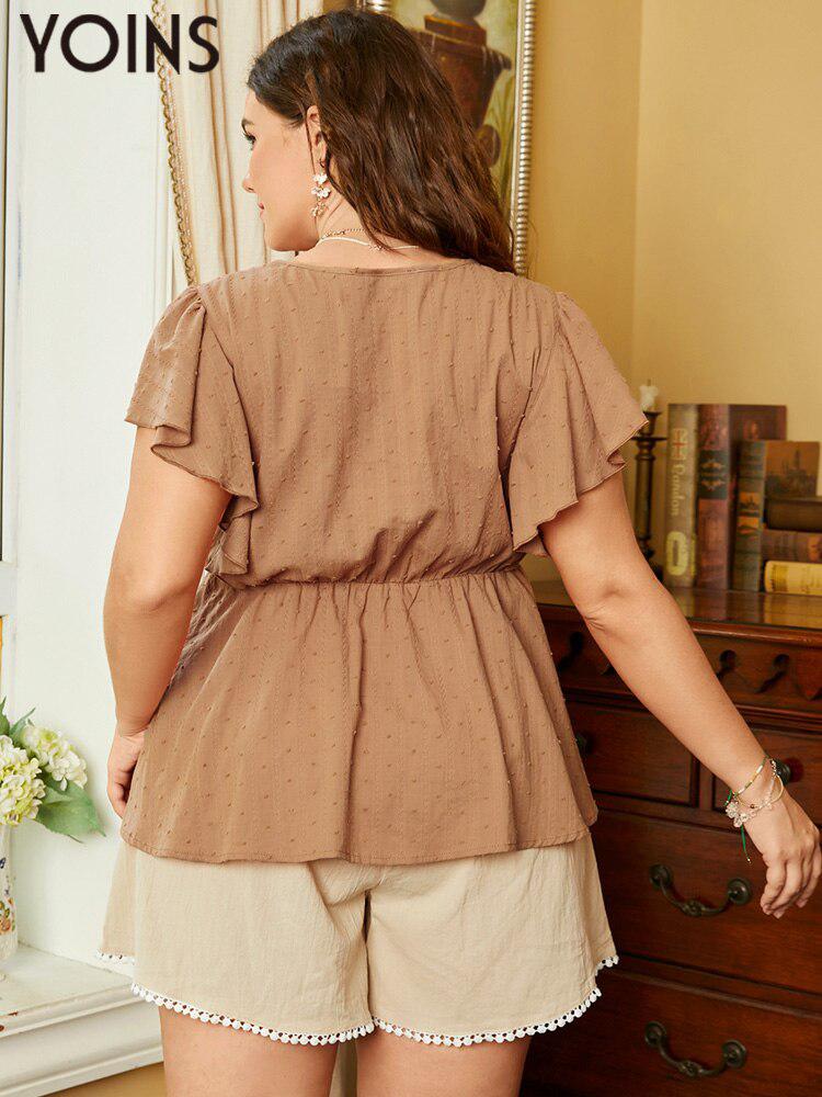 Plus size hot sale summer blouses