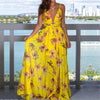 Women's Summer Boho Floral Long Maxi  Dress BENNYS 