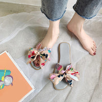 Women's Summer Bow Sandals Flip-flops Beach Shoes BENNYS 