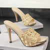 Women's Summer Fashion High Heel Stiletto Slippers BENNYS 