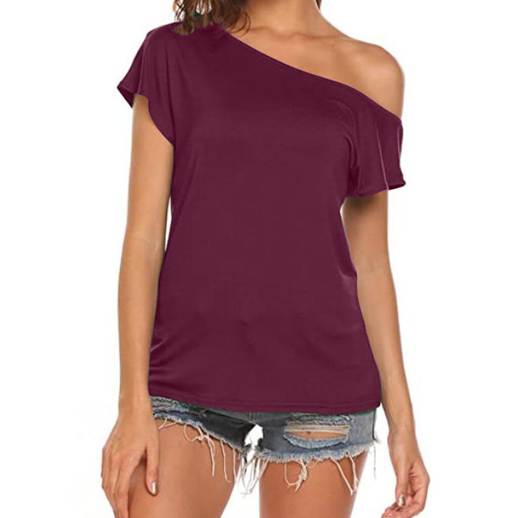 Women's T-shirt Solid Loose Tops Ladies Summer Tops BENNYS 