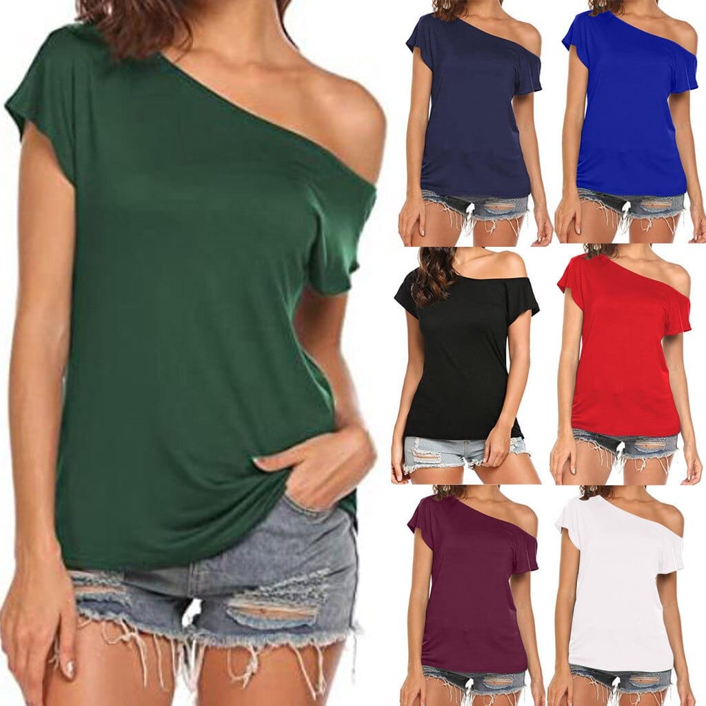 Women's T-shirt Solid Loose Tops Ladies Summer Tops BENNYS 