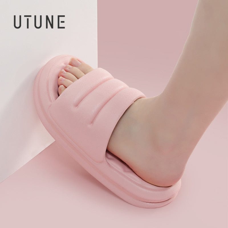 Women's Thick Sole Soft Indoor Slippers Women Anti-slip Sandals BENNYS 