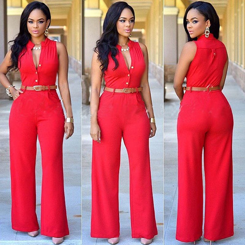 Women's V-neck Rompers Sexy Jumpsuits For Women BENNYS 