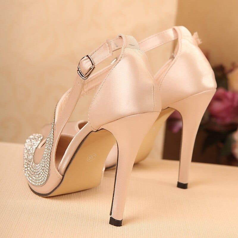 Women's brand design high heels night club rhinestone  pumps BENNYS 