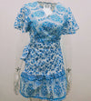 Women's summer new holiday print bohemian dress BENNYS 