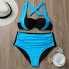 Womens High Waist Padded Push-up Bikini Set BENNYS 