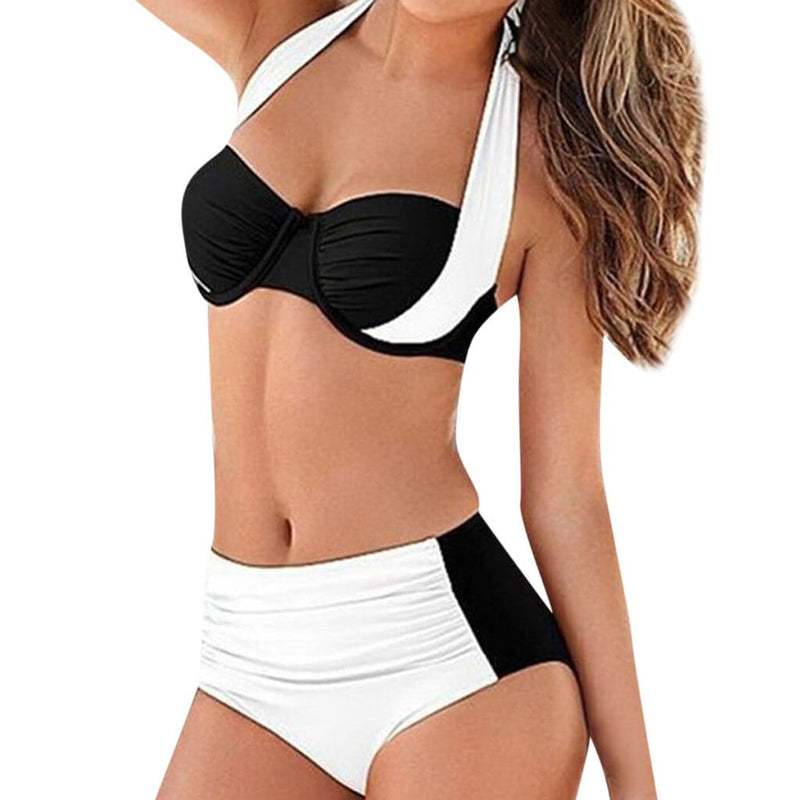 Womens High Waist Padded Push-up Bikini Set BENNYS 