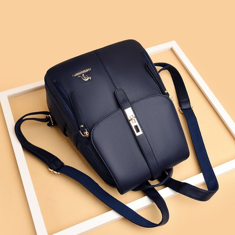 Womens Leather Backpacks Fashion Shoulder Bags Female Backpack BENNYS 