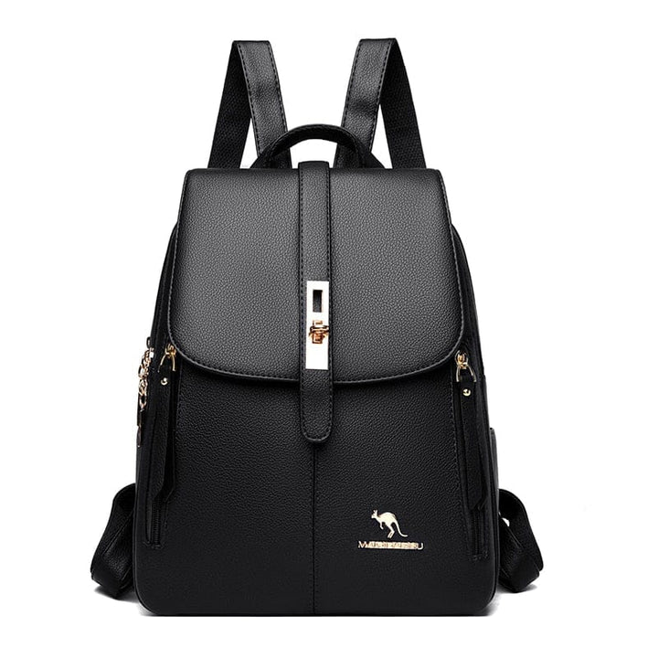 Womens Leather Backpacks Fashion Shoulder Bags Female Backpack BENNYS 