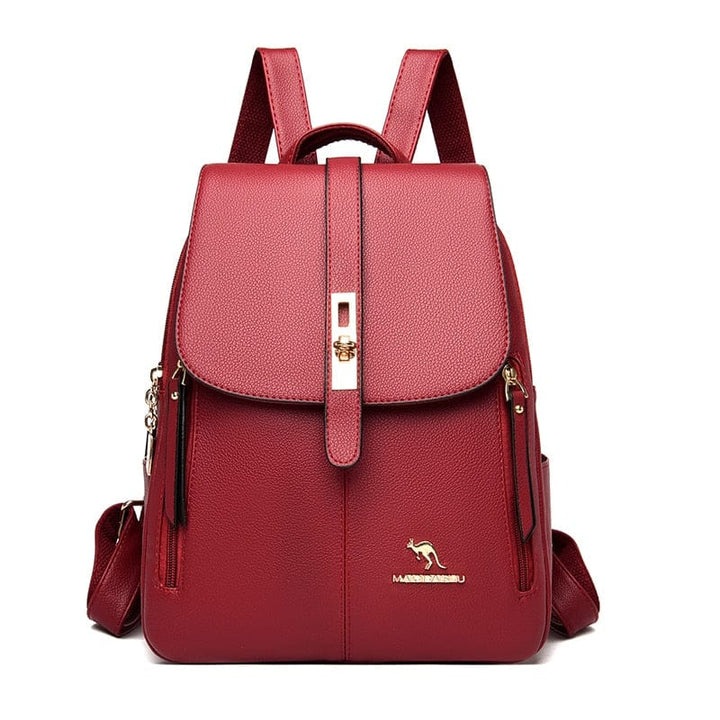 Womens Leather Backpacks Fashion Shoulder Bags Female Backpack BENNYS 