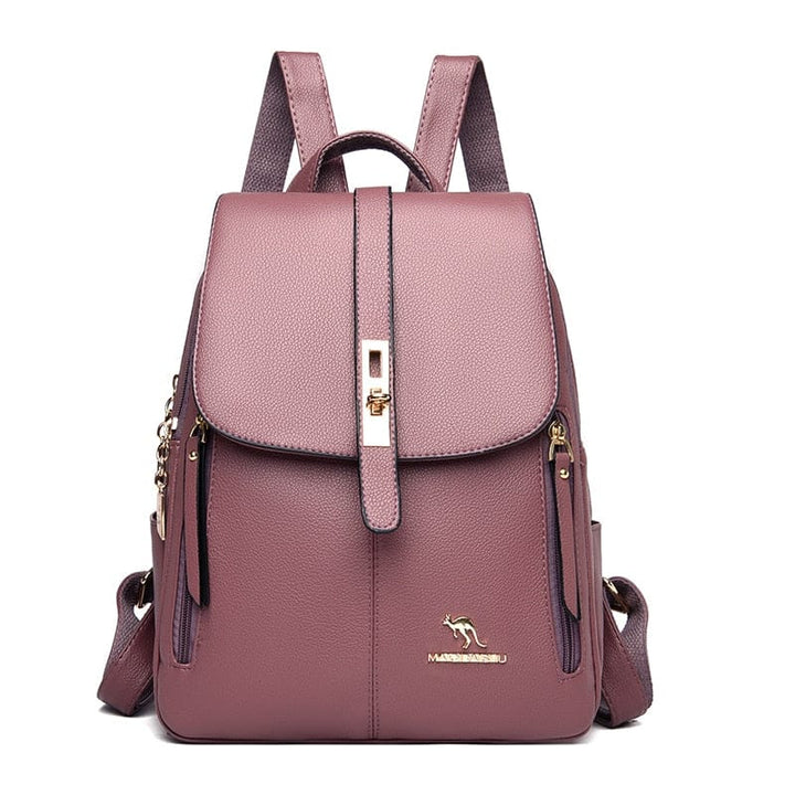 Womens Leather Backpacks Fashion Shoulder Bags Female Backpack BENNYS 