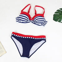 Womens Padded Push-up Bra Bikini Set Swimsuit BENNYS 