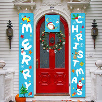 Wooden Merry Christmas Garland Wreath Door Décor BENNYS 