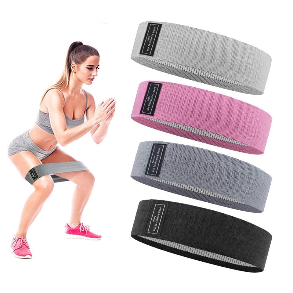 Workout Fitness Hip Loop Resistance Bands Anti-slip Squats Expander BENNYS 