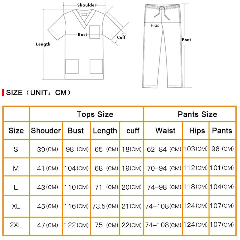 Workwear Clothes Health Workers Frosted Tops Pants, BENNYS 