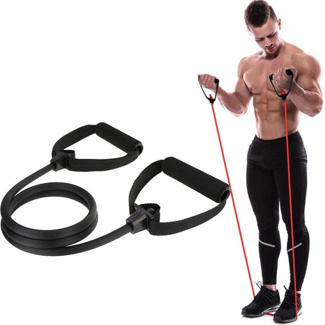 Yoga CrossFit Resistance Bands Exerciser Pull Rope Portable Gym BENNYS 