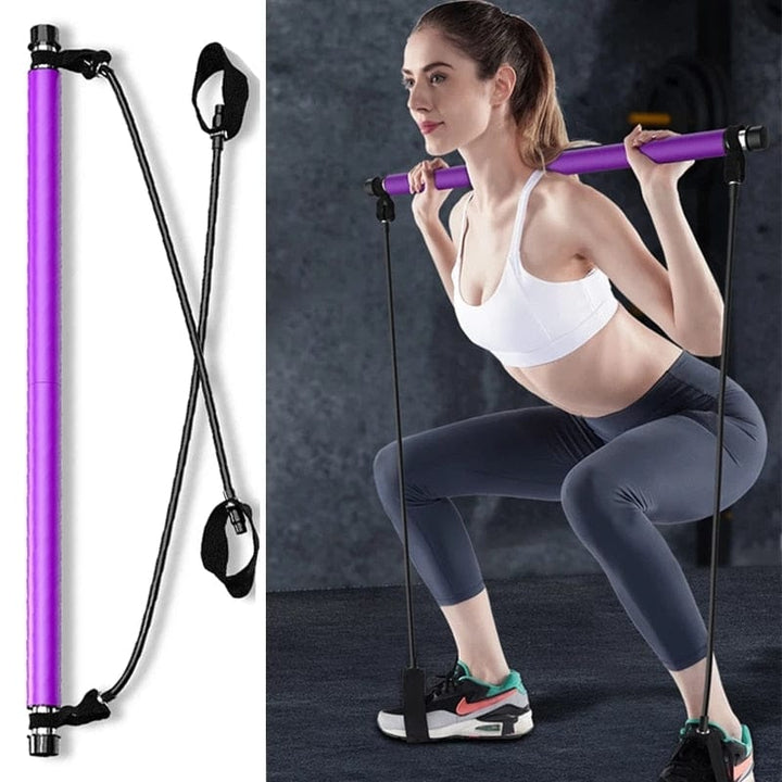 Yoga CrossFit Resistance Bands Exerciser Pull Rope Portable Gym BENNYS 