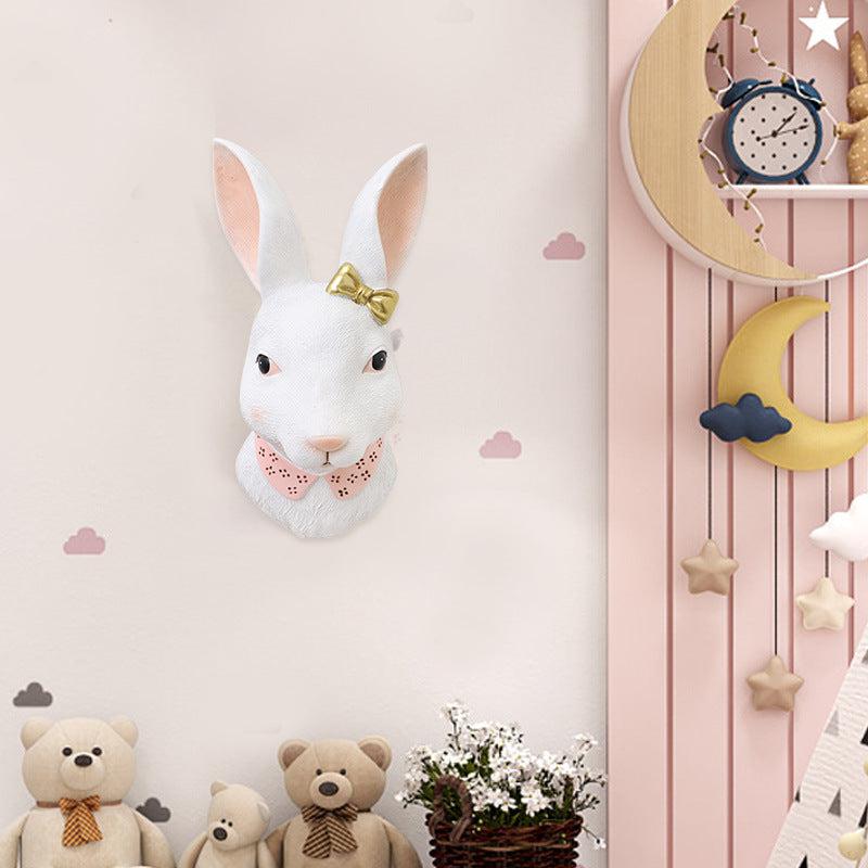 Livingroom Rabbit Figurine Wall Decor