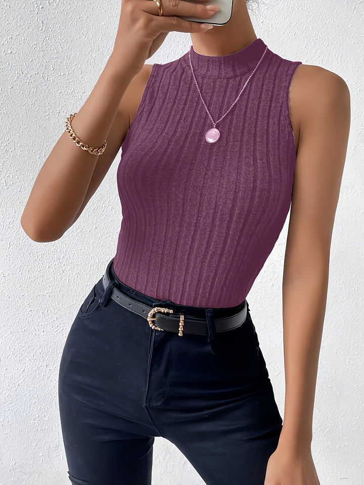 Solid Color Ribbed Top 2 Pack-Bennys Beauty World