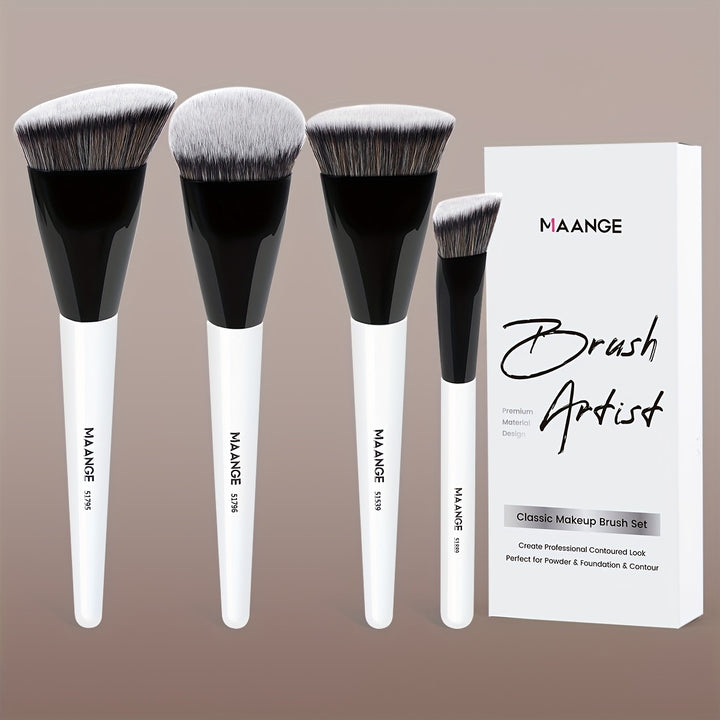 MAANGE 4-pack Foundation Brush, Concealer Brush
