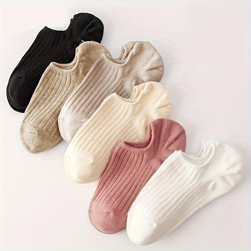 6pcs Women's Cotton Blend Socks-socks-Bennys Beauty World