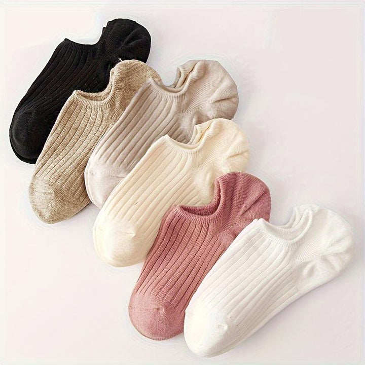 6pcs Women's Cotton Blend Socks-socks-Bennys Beauty World