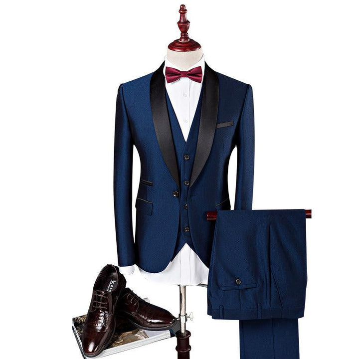 Men 3 Pieces Suit Set Men Wedding Suits-Suit-Bennys Beauty World