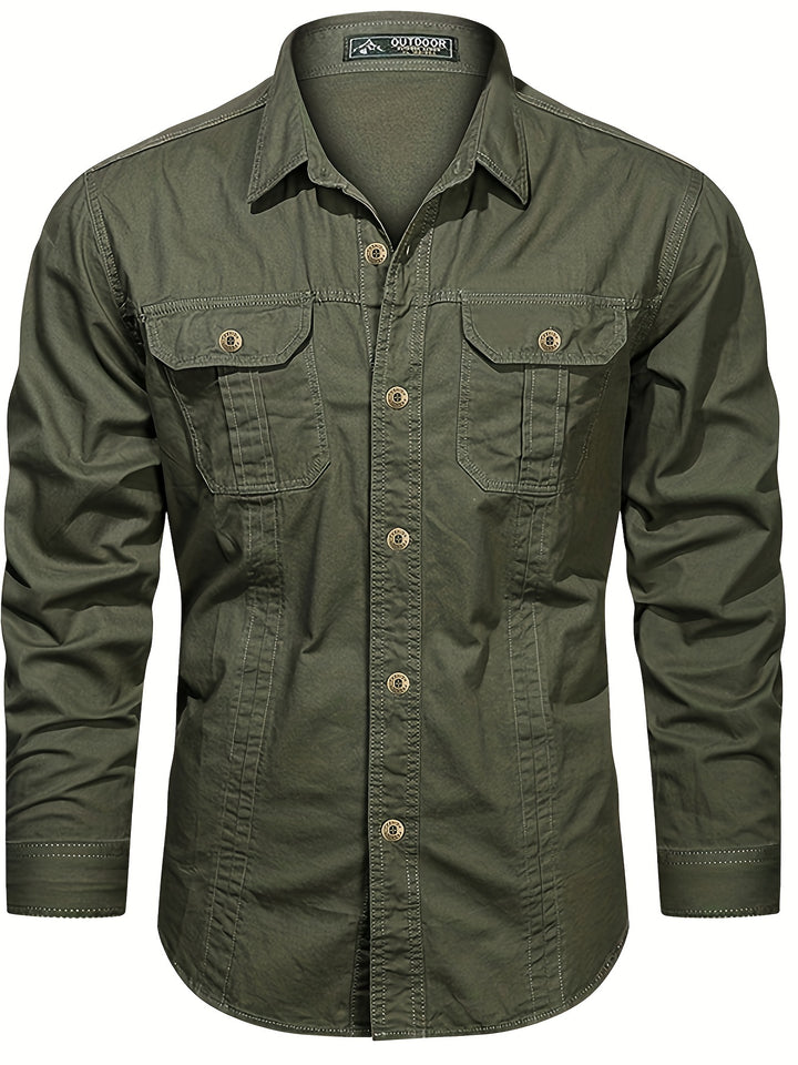 Men's Lightweight Long-Sleeve Work Shirt