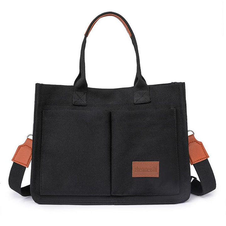 Casual Daily Canvas Tote Shoulder Bags For Women-bag-Bennys Beauty World