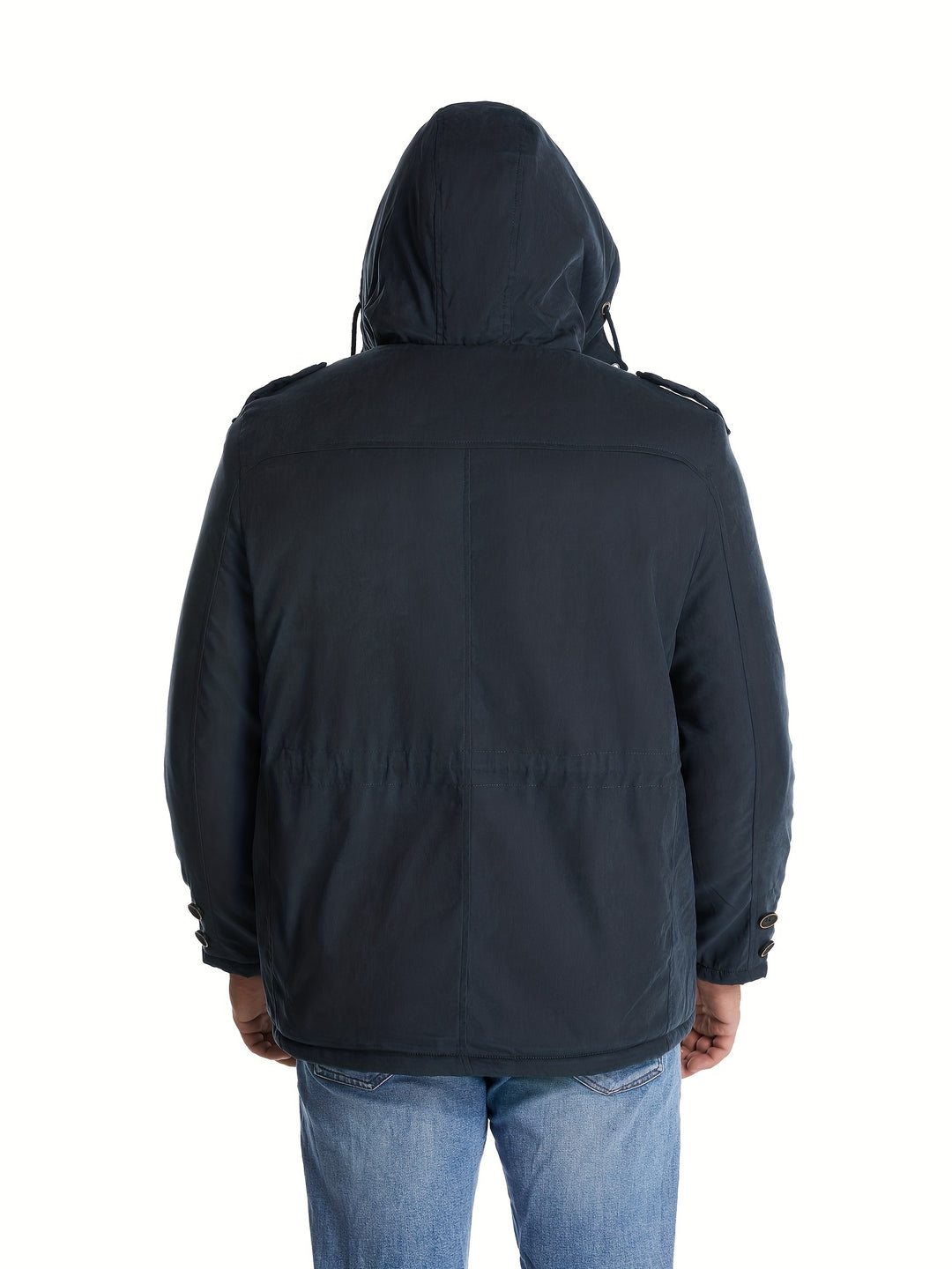 Men's Warm Thick Hooded Winter Cargo Jacket-Jacket-Bennys Beauty World