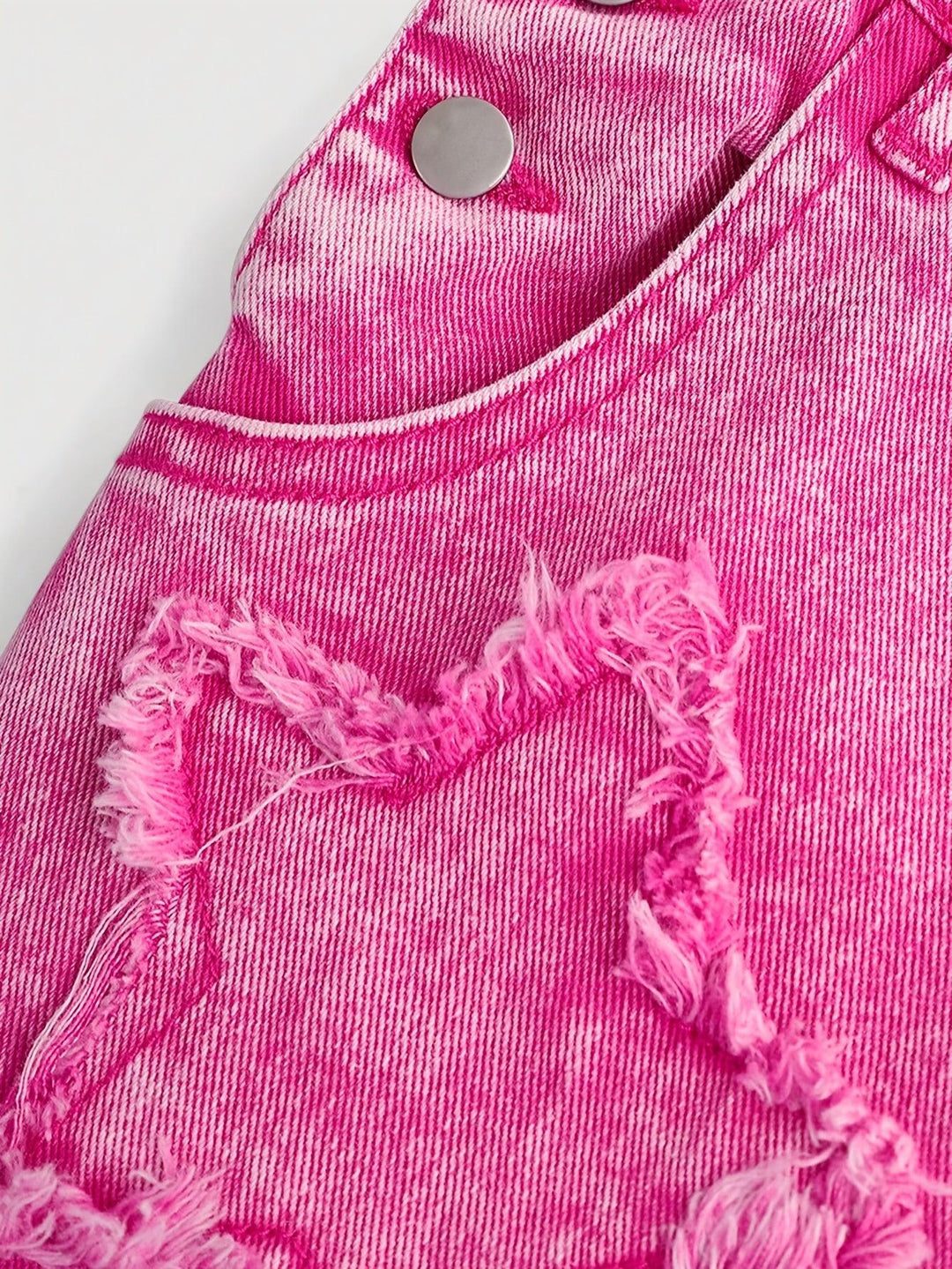 Girls' Denim Overalls Jumpsuit