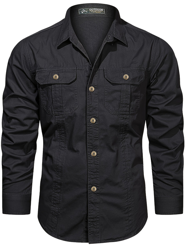 Men's Lightweight Long-Sleeve Work Shirt